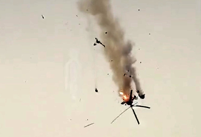 Pejuang Oposisi Dukungan Turki Tembak Jatuh Helikopter Rezim Teroris Assad di Barat Aleppo